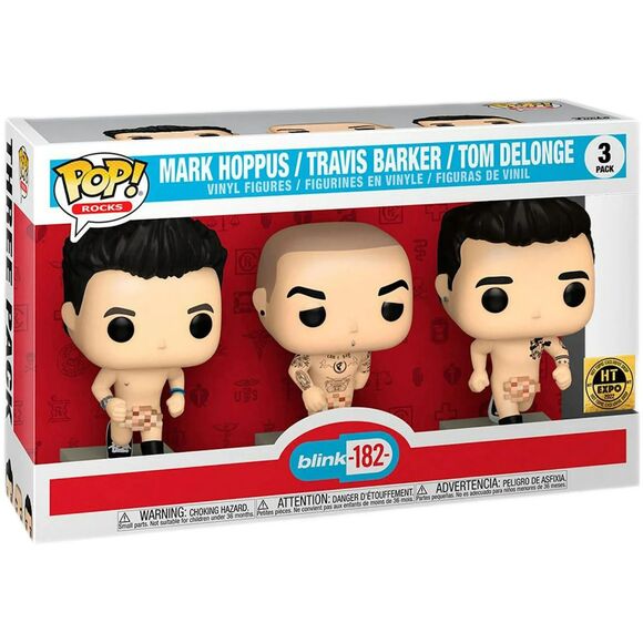 blink-182 Funko POP! Rocks N00D Hoppus Barker Delonge Vinyl Figure Set - Picture 11 of 12